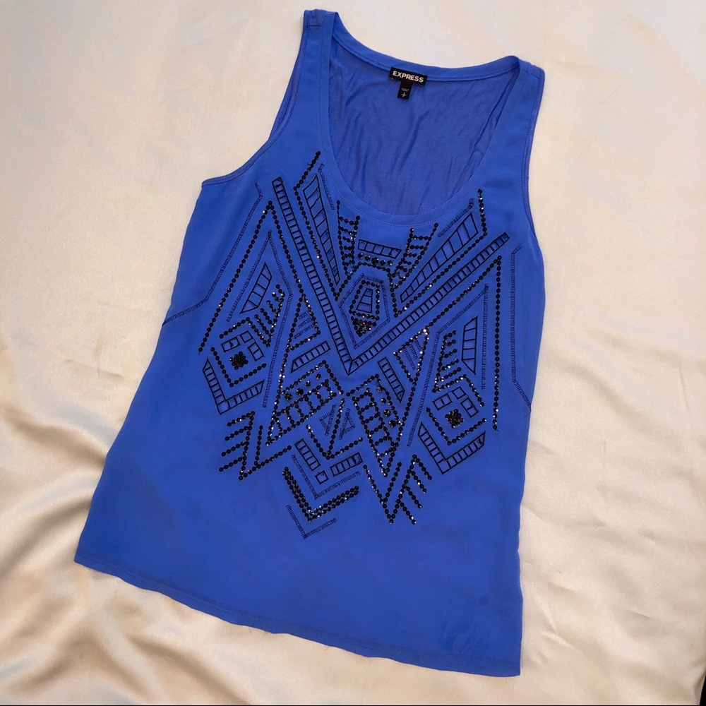 Blue Express sleeveless top